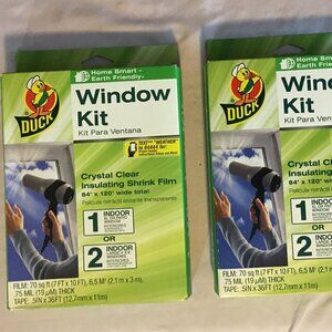 Duck Brand Window Insulation Kits - 84 x 120- 2 pack (NEW)